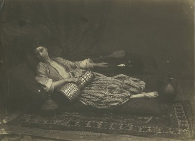Yatan Odalık, 1858. by Roger Fenton
