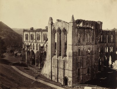 Rievaulx Manastırı, Kuzey Transept, 1854. by Roger Fenton