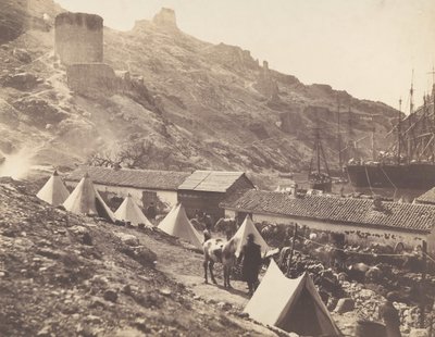 Ceneviz Kalesi, Balaklava, 1855. by Roger Fenton