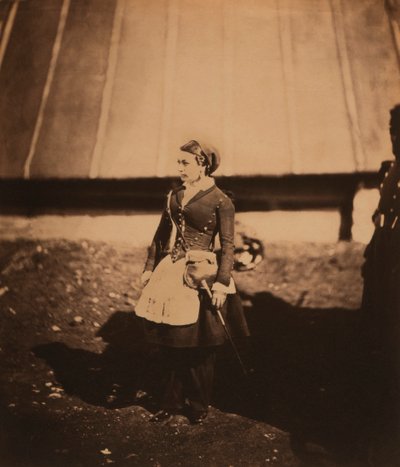 Vivandière, Zouave Alay Elbisesi Giyen Fransız Cantinière