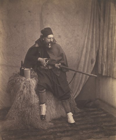 Zouave, 2. Tümen, 1855. by Roger Fenton