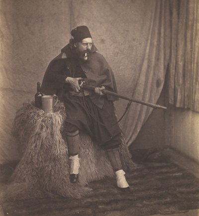 Zouave, 2. Tümen, 1855. by Roger Fenton