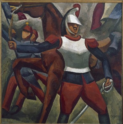 Cuirassier (tuval üzerine yağlı boya by Roger de La Fresnaye