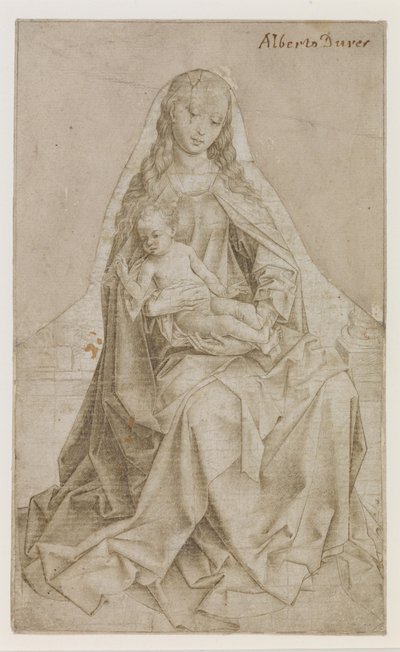 İsa-Çocuk Kutsamalı Madonna by Rogier van der Weyden