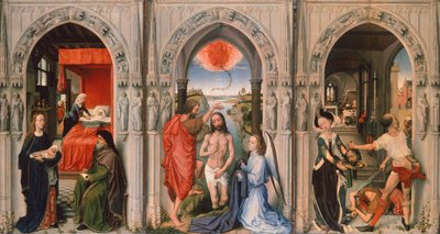 Baptist Üçlüsü, Rogier van der Weyden (1399-1464) by Rogier van der Weyden