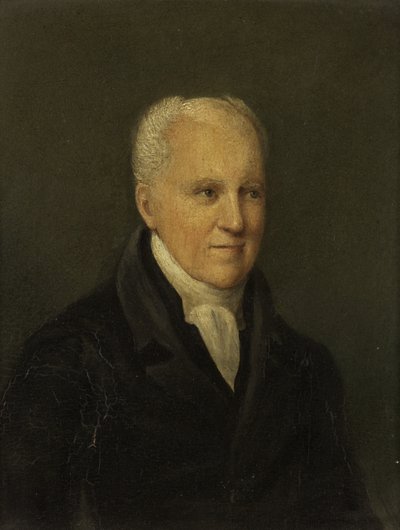 Rev. George Crabbe (panelde yağ) by Rolinda Sharples