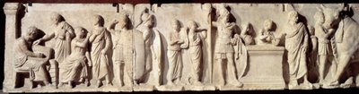 Antik Roma: Domitius Ahenobarbus olarak bilinen kabartma, bir nüfus sayımı bölümü: vatandaşların kaydı ve tanrı Mars