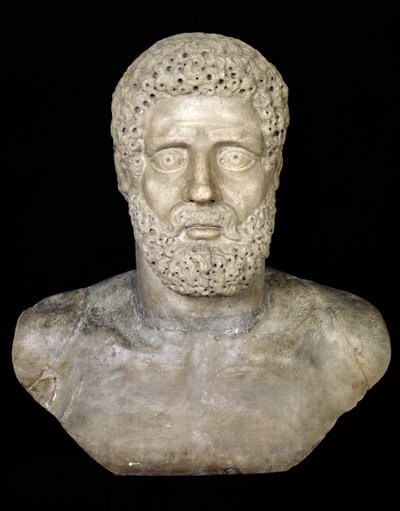 Herkül Büstü (mermer) by Roman