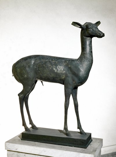 Geyik (bronz heykel by Roman