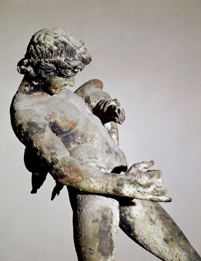 Bir faun detayı (bronz heykel by Roman