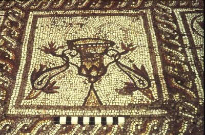 Yunus mozaiği, Insula XXVIII, Bina 3, MÖ 2. yüzyıl (mozaik) by Roman