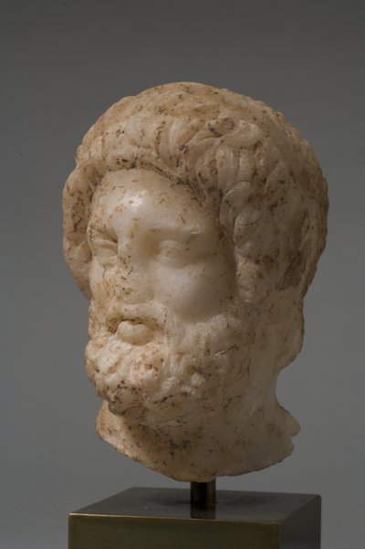 Bir tanrının başı (mermer) by Roman