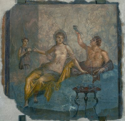 Gençlik ve hetaera. Herculaneum