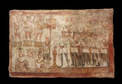 Julius Terentius Kurban Verirken, MS 239 (alçı üzerine boya) by Roman