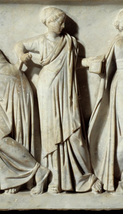 La muse Calliope, Sarcophagus des Muses