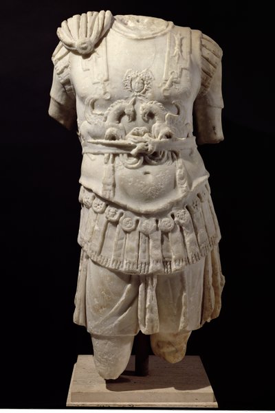 Loricate Torso, MS 2. yüzyılın sonları (mermer) by Roman
