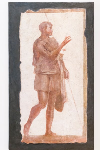Pelerinli adam, Pallavicini Rospigliosi koleksiyonu, MS 200 civarı, env 103420 (taze) by Roman