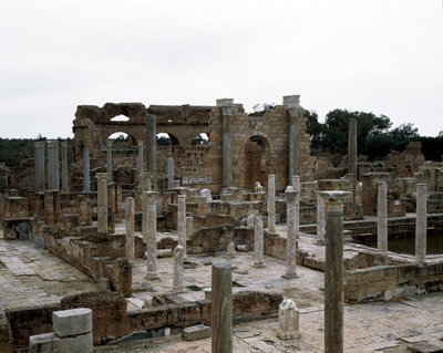İmparator Hadrian döneminde inşa edilen hamam, 2. yüzyıl by Roman