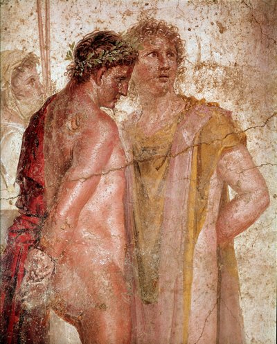 Pylades ve Orestes (fresk by Roman