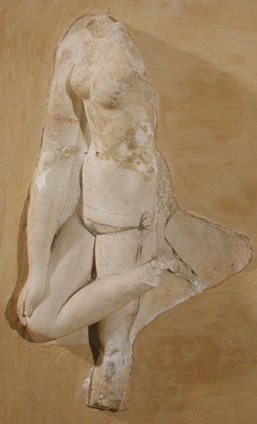 Bir kadının vücudunu gösteren kabartma, Tunus (sıva) by Roman