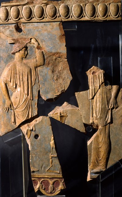 Apollon Tapınağı, Palatine Tepesi, Roma (pişmiş toprak) alanından kabartma by Roman