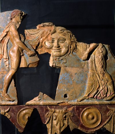 Apollon Tapınağı, Palatine Tepesi, Roma (pişmiş toprak) alanından kabartma by Roman