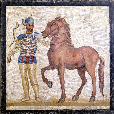 Roma sirkinin dört fraksiyonunun temsili: blues (factio veneta). Gruplar, Yukarı İmparatorluk