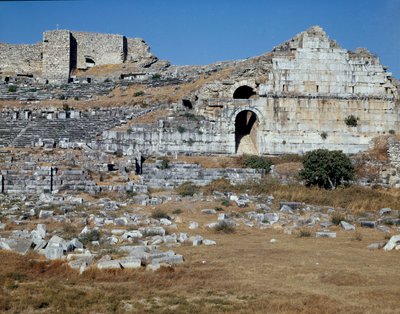 Roma sanatı, Helenistik dönem: Milet tiyatrosu. 2. yüzyıl. Türkiye by Roman