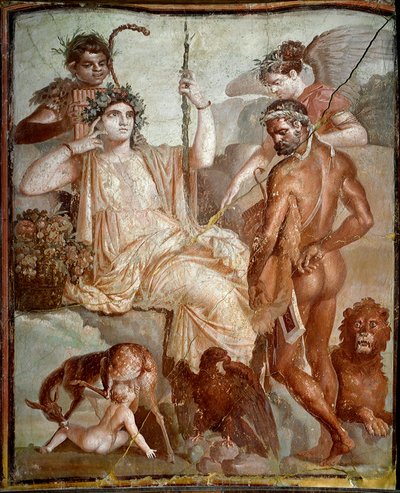 Roma sanatı: “” Herakles, oğlu Telephus