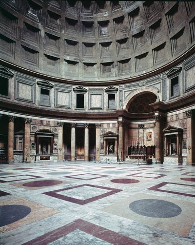 Roma sanatı. Marcus Vipsanius Agrippa zamanında inşa edilen Pantheon