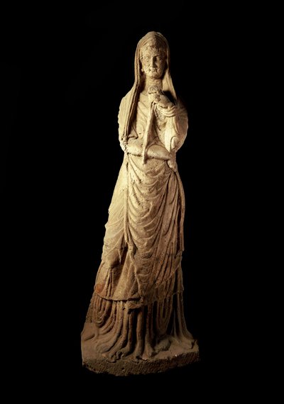 Roma sanatı: kireçtaşından gömme heykeller. 1. yüzyıl M.Ö. Paz 2,1 m Napoli, Ulusal Arkeoloji Müzesi by Roman