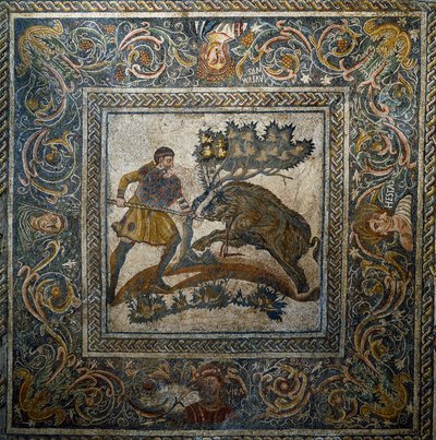 Roma sanatı: “” yaban domuzu avı””” Roma