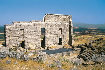 Roma tiyatrosunun kalıntıları, Acinipo, Ronda, İspanya by Roman