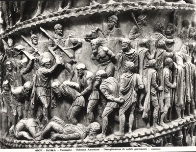 Alman Soylularının Kafasının Kesilmesi, Marcus Aurelius Sütunu