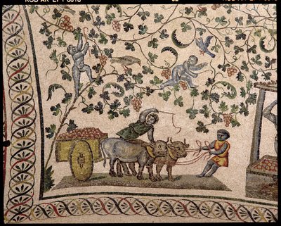 Üzüm Hasadı (mozaik) by Roman