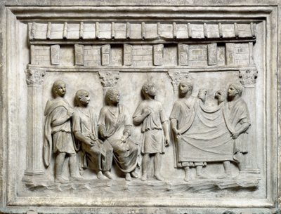 Augustus döneminde doku dükkanı by Roman