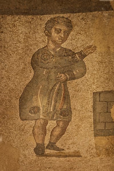 İki Apsisli Oda, zemin mozaiği, Villa Romana del Casale, Piazza Armerina, Sicilya, İtalya (fotoğraf) by Roman