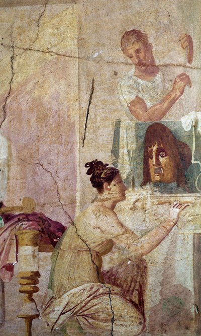 Trajik bir şairin zaferi, bir aktrisin detayı (fresk by Roman