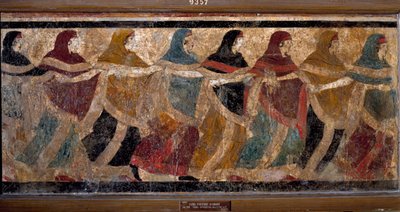 Kadınların cenaze turu. Taze 117x52,5cm. Ruvo, İtalya