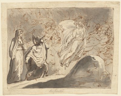 Yeraltı Dünyasında Aeneas by Roman 18th Century