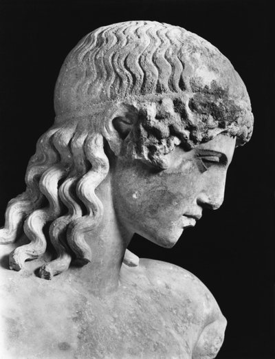Apollo (mermer) (s/b fotoğraf) (detay) by Roman Roman