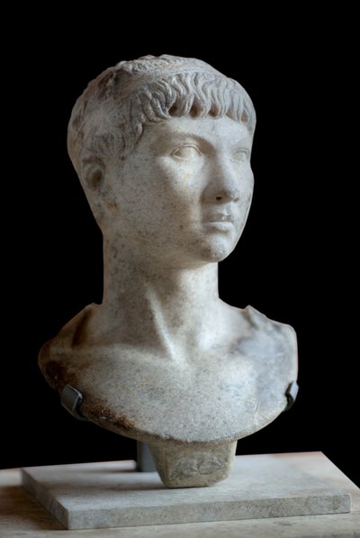 Sanat Roma Mauretania Ptolemy Büstü (10 M.Ö. - MS 40) mermer by Roman Roman