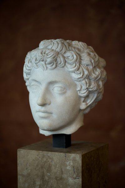 Sanat Roma Roma İmparatoru Mark Aurele'nin Başı Genç (MS 121 - 180) Mermer by Roman Roman