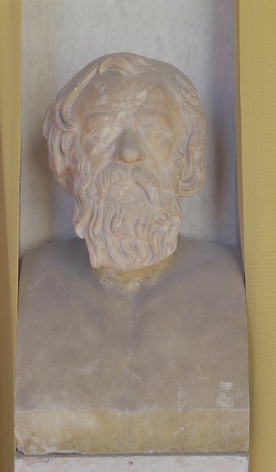 Sokrates büstü (mermer) by Roman Roman