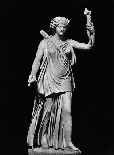 Diana Lucifera (mermer) (s/b fotoğraf) by Roman Roman