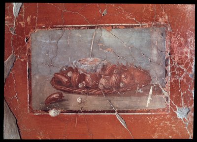 Casa dei cervi'nin Cryptoporticus freski, MÖ 5. yüzyıl - MS 1. yüzyıl by Roman Roman