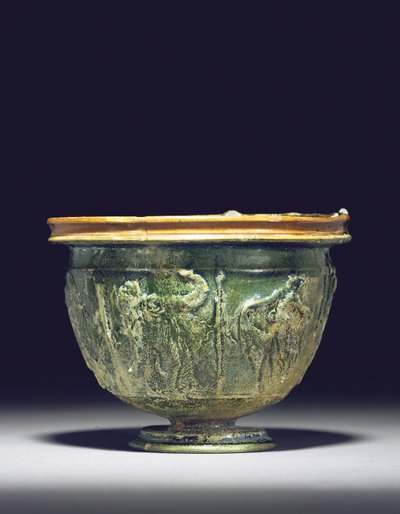 Kadeh, MÖ 1. yüzyılın sonu - MS 1. yüzyılın başı (kurşun sırlı seramik) by Roman Roman