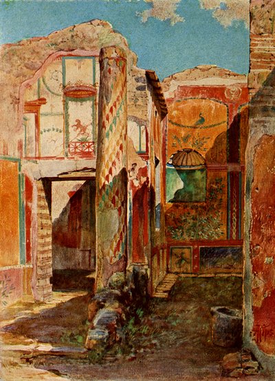 Bir Pompei evinin içi by Roman Roman