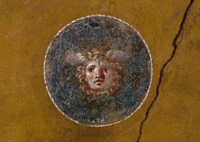 Pompeii'deki Vettii Evi'nde Gorgon başlı madalyon, sağ kanat (UNESCO Dünya Mirası Listesi) by Roman Roman