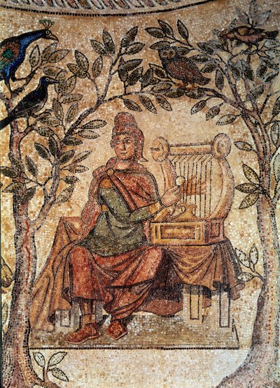 Roma Sanatı: Orphee büyüleyici kuşlar. Blanzy-les-Fisms